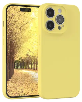 Produktbild von EAZY CASE - TPU Hülle für Apple iPhone 14 Pro, TPU Case stoßfeste Handyhülle, weiches Cover mit Kameraschutz, Silikonhülle in Gelb