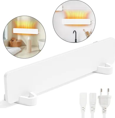 Produktbild von Ikodm Infrarot-Heizpaneel 50 W, IP44, Wand- und Standmontage, Weiß