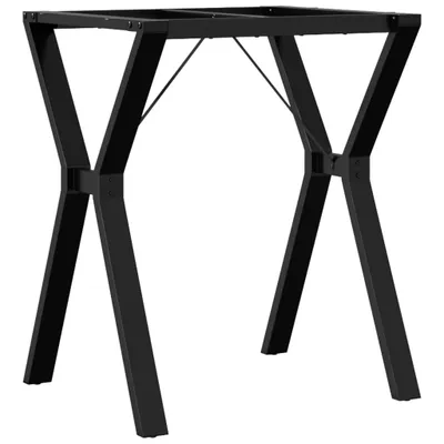 Image de Pieds de table à manger cadre en Y 60x50x73 cm acier
