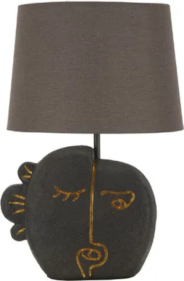 Zdjęcie produktu dla Lampa stołowa o Ferretti Tribal E27 Ø 27,5x39,5 cm złoty brąz