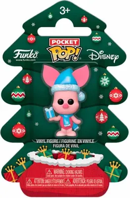 Produktbild von FUNKO POP!  Vinyl Schlüsselanhänger Winnie the Pooh Holiday 2025  Piglet Tree Holiday Box 4cm