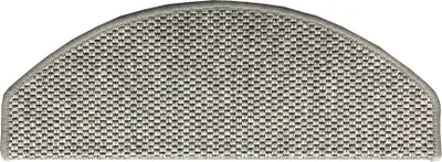 Produktbild von Primaflor Stufenmatte NATURA - Grau - 28x65cm - 5er Set - Selbstklebender Treppen-Teppich, Rutschfeste Treppenstufenmatte, Antirutsch Treppenschoner & Treppenschutz
