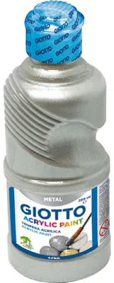 Immagine prodotto di Giotto Acrilico Gouache Flacone 250 ml Argento