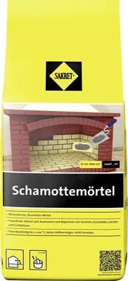 Produktbild von SAKRET Schamottemörtel 5 kg Beutel