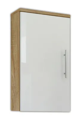 Produktbild von Posseik Hängeschrank, sonoma-eiche-weiß, 40 cm