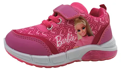 Produktbild von Leomil Barbie Kinderschuhe Mädchen Halbschuhe Klett Rot Freizeit