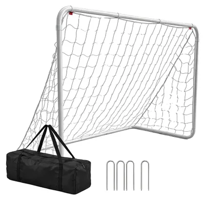 Immagine prodotto di Porta da calcio, struttura resistente, montaggio rapido, BIANCO