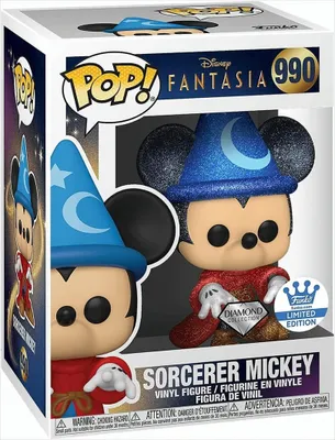 Produktbild von Disney Fantasia - Sorcerer Mickey 990 Diamond Special Edition - Funko Pop! - Vinyl Figur