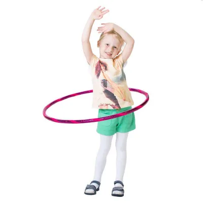 Zdjęcie produktu dla Hula Hoop dla dzieci Glamour, Ø60 cm, różowo-różowy