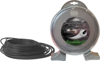 Produktbild von Verstärkter Schnittlinie für Rasentrimmer "Rund" 3.0 mm - 15m - Trimmerfaden Mähfaden für Rasentrimmer und Freischneider -  GardenX
