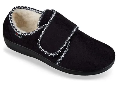 Image de Chaussons fermés, Mjartan, – beige, fabriqués en Slovaquie, en laine de mouton, fermeture éclair, 851-T44L Taille : 39