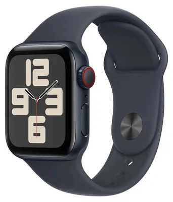 Obrázek produktu pro Apple MAX94ZM/A, Kapela, Chytré hodinky, Černá, Apple, Apple Watch Models 38mm, 40mm, 41mm, Fluoroelastomer