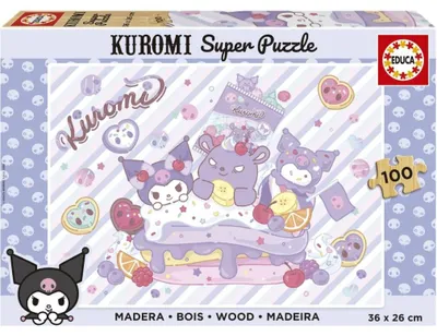 Produktbild von EDUCA Holzpuzzle Kuromi 100 dlks