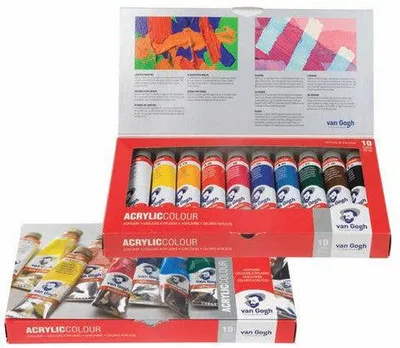 Obrázek produktu pro Van Gogh 22820510, Více, Akrylová barva, Tekutina, 10 kusů