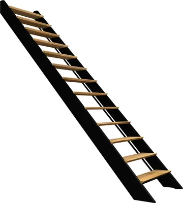 Immagine prodotto di SPECTRA - scala dritta con LED integrati, nero
