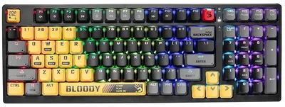 Obrázok produktu pre Káblová mechanická klávesnica A4Tech Bloody S98 Sport Lime