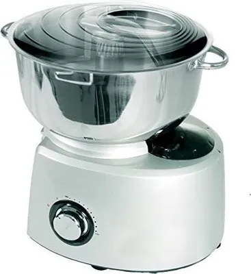 Produktbild von Syntrox Germany Küchenmaschine 3-in-1 1200W 5,8L mit Fleischwolf silber