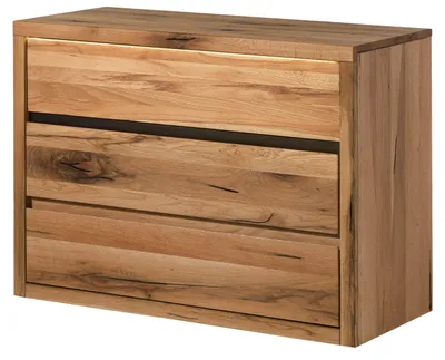 Produktbild von MASSIVMOEBEL24 Kommode Wild-/Zerreiche 105x45x75 natur geölt MONTREUX LUX #133