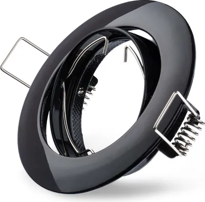 Produktbild von Einbaustrahler Schwarz schwenkbar 68mm max. 50W