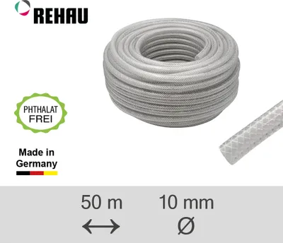 Produktbild von REHAU Getränkeschlauch Raualco mit Fadenarmierung ⌀ 10mm - 50m