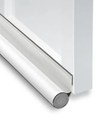 Zdjęcie produktu dla Uszczelka drzwiowa - Samoprzylepna - 96 cm - 2 szt. - Czarna