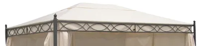 Produktbild von RIVOLI Pavillon Ersatzdach 300x400cm ecru wasserdicht PVC-beschichtet