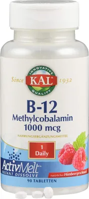 Zdjęcie produktu dla Metylokobalamina Vit.B12 1000 μg Activmelt Kal Lut. 90 St