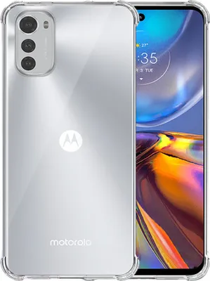 Obrázok produktu pre Puzdro na telefón vhodné pre Motorola Moto E32 Transparent - nárazuvzdorné TPU silikónové puzdro s nárazníkom Transparent - Smartphonica