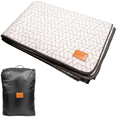 Produktbild von Skandika Zeltteppich Lindal 310 x 450 cm | Outdoor Teppich mit Softtouch-Fleece, wetterfest & wasserdicht, mit Aufbewahrungstasche | Picknickdecke