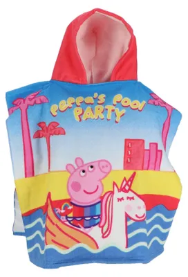 Produktbild von Peppa Pig Badeponcho für Kinder Schnell Trocknend für Strand und Pool
