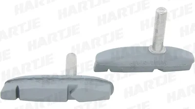 Zdjęcie produktu dla Klocki hamulcowe Kool-Stop C2 Eagle 2 Cantilever, L=64,1 mm asymetryczne, do obręczy aluminiowych, srebrne