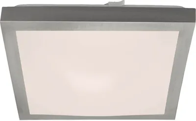 Produktbild von LED Deckenleuchte Backlighteffekt Kunststoff-Metall 3000K 12W Nickel Briloner