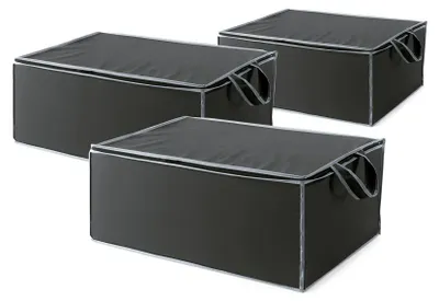 Produktbild von Compactor RAN9839 Aufbewahrungstasche für Bettdecken, 55 x 45 x 25 cm, Polypropy