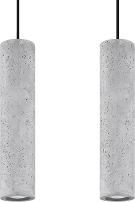 Produktbild von Hängeleuchte LUVO 2 2xGU10 10W Beton 90x6x30cm Sollux Lighting
