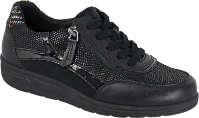 Produktbild von Boulevard - Dámske tenisky, kožené DF2451 (40,5 EU Extra wide) (Black)