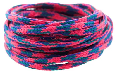3m Polyesterschnur Kordel Ø 4mm pink,petrol,blau