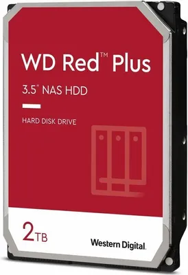 Produktbild von Red Plus WD20EFPX Interne Festplatte 3,5" 2 TB SATA