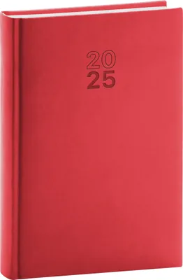 Zdjęcie produktu dla Dziennik Aprint 2025, czerwony