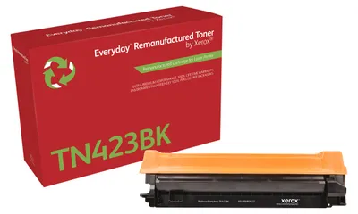 Produktbild von Everyday™ Schwarz wiederaufbereiteter Toner von , kompatibel mit Brother TN423BK, Hohe Kapazität, 6500 Seiten, Schwarz, 1 Stück(e)