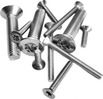 Produktbild von Senkkopfschrauben Torx DIN 965 EDELSTAHL A2 14581 (3x8 mm, 100 Stück)