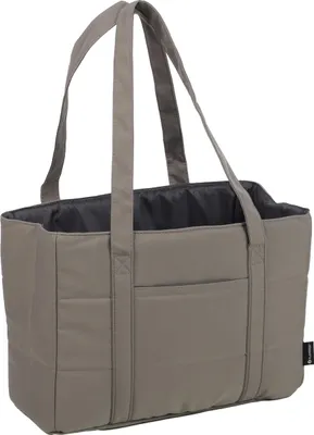 Immagine prodotto di Borsa a tracolla Flamingo, colore taupe, dimensioni 40x20x27 cm
