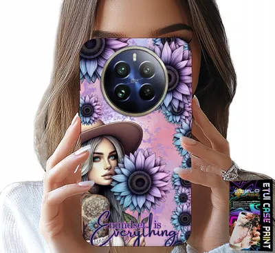 Obrázek produktu pro Etui Do Realme 12 Pro - Kobieta W Słonecznikach, Kobiece Wzory