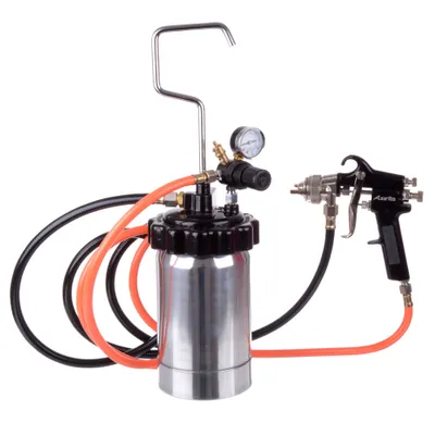 Obrázek produktu pro 2litrová lakovací jednotka, stříkací pistole PT-2, tryska 1,8 mm, regulátor tlaku Auarita PT-2.