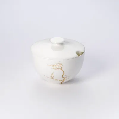 Produktbild von Zuckerdose 0,25 l Golden Forest Fine Bone China