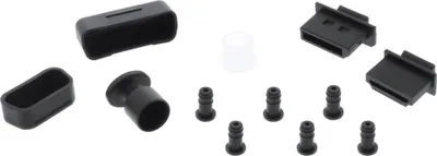 Zdjęcie produktu dla InLine 59941H, Osłona przeciwpyłowa komputera/serwera, Czarny, 85 mm, 130 mm, 20 mm, 14 g