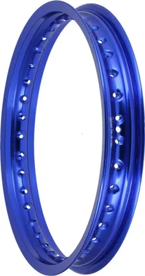 Image de Jante - 1,85 x 16 Aluminium, Bleu anodisé et poli - MZ ES175, ES250, ES300