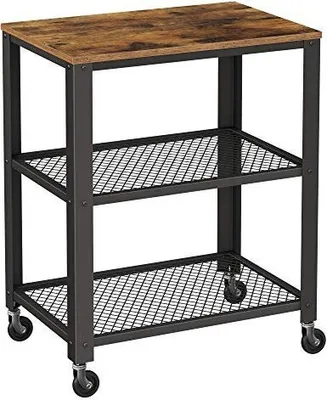 Zdjęcie produktu dla Półka kuchenna mobilna rustykalny LOFT