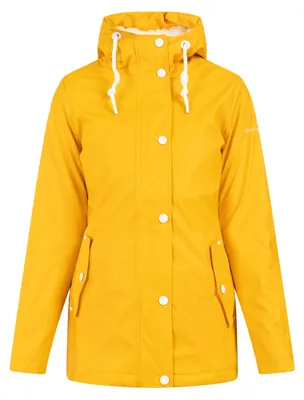 Immagine prodotto di CALEY  Giacca impermeabile da donna con fodera in peluche - Giallo, M