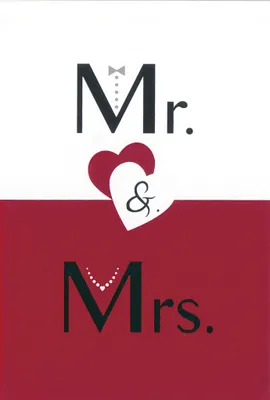 Produktbild von Hochzeit - Glückwunschkarte im Format 11,5 x 17 cm mit Briefumschlag