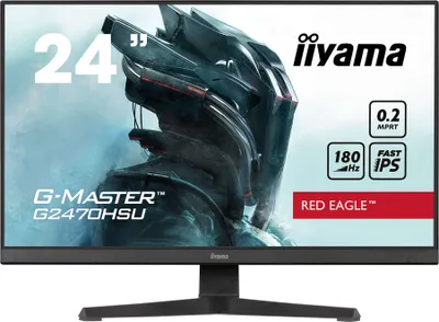 Produktbild von 24" Fast IPS Gaming, G-Master Red Eagle, FreeSync Premium, 1920x1080@180Hz, 300cd/m², 1100:1, HDMI, DisplayPort, 0,2ms (MPRT), Speakers, USB (4x 4.2), Black Tuner, Eyesafe 2.0